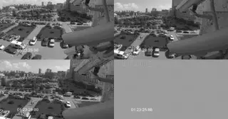 Установка систем видеонаблюдения на парковке в Кирове-Чепецке в октябре
